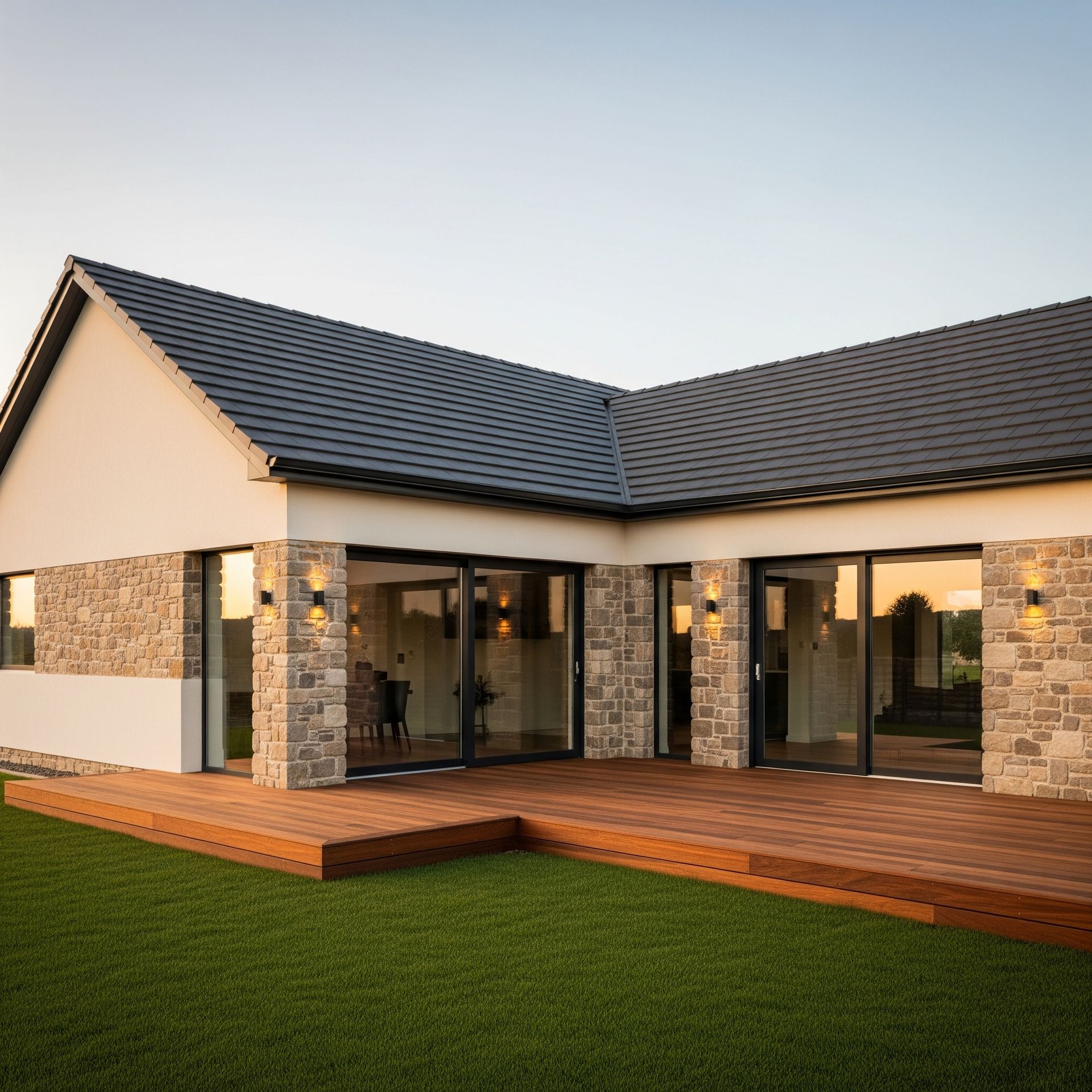 Rendu 3D d'une maison