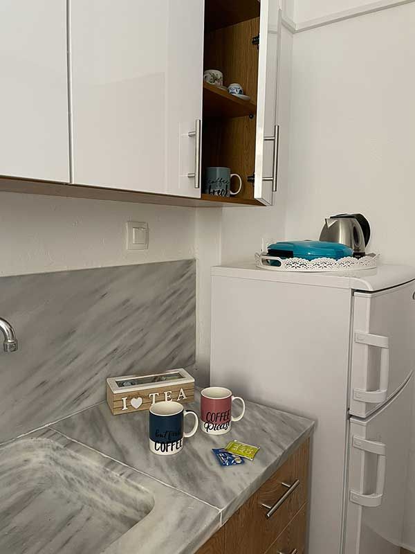 Διαμέρισμα 5 ατόμων θέα αυλή -  Ενοικιαζόμενα Δωμάτια MARIANTHI - ANTHOULA HOUSE