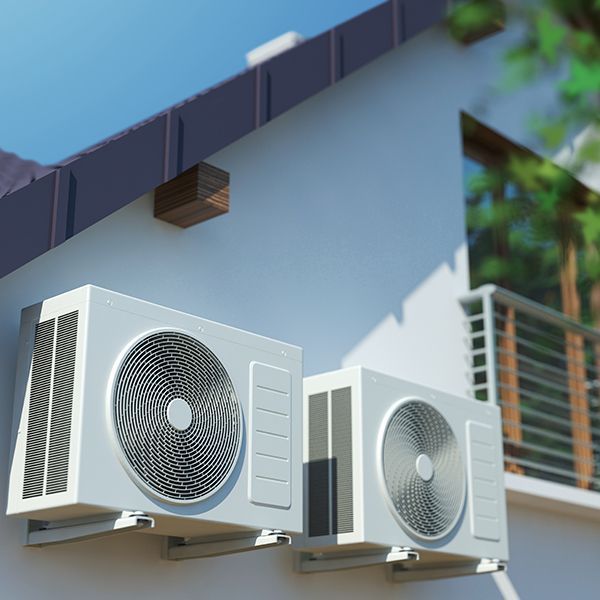Klimagerät von Außen