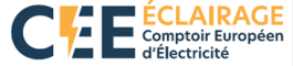 Logo de CEE Comptoir Européen d'Électricité.