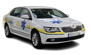 Ambulance détourée