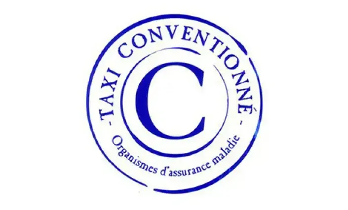 Logo taxi conventionné avec la CPAM
