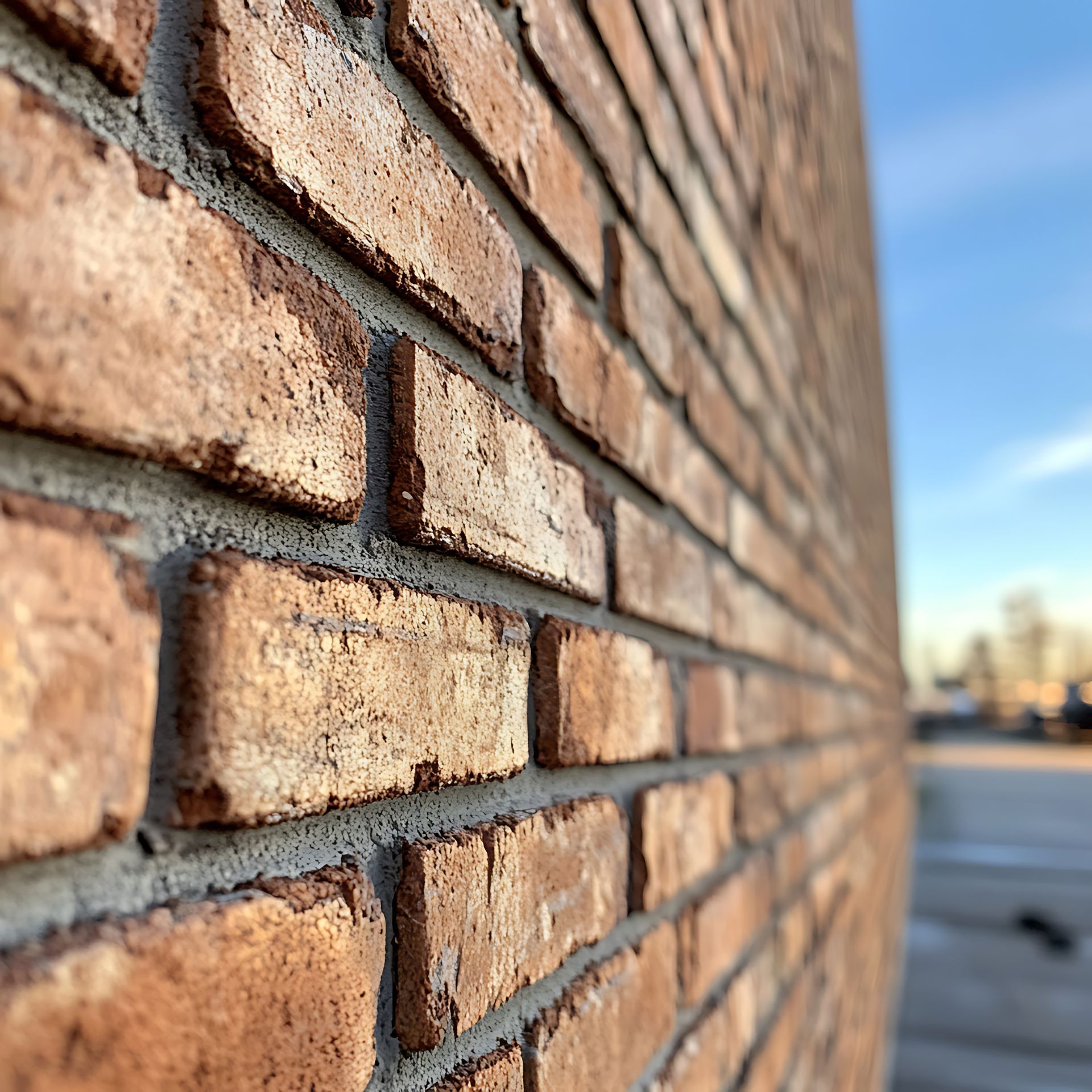 Des pierres sur un mur.