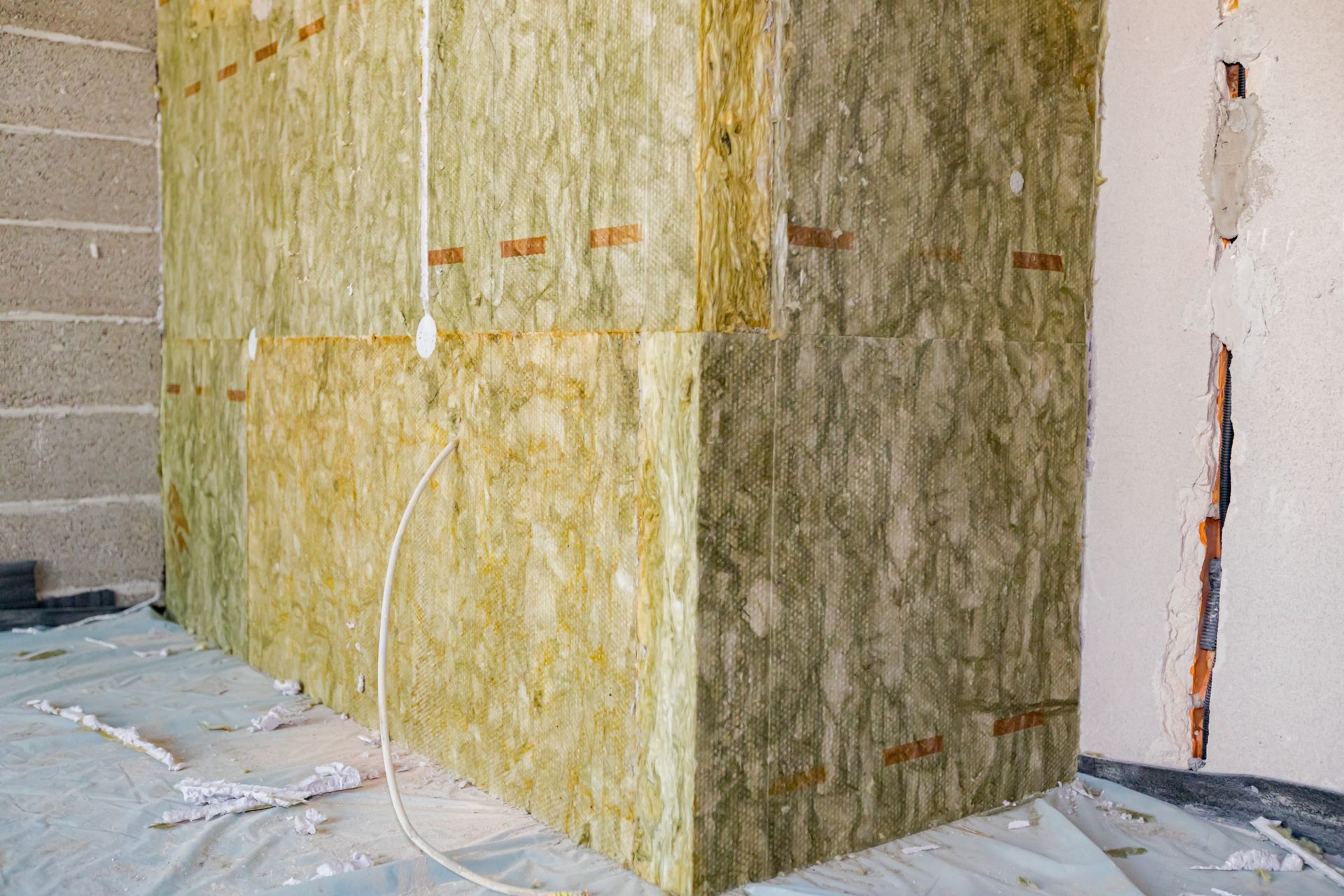 L'isolation extérieure d'une maison.