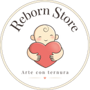Logo de Reborn Store: bebé con corazón rojo y texto “Creamos tus sueños”