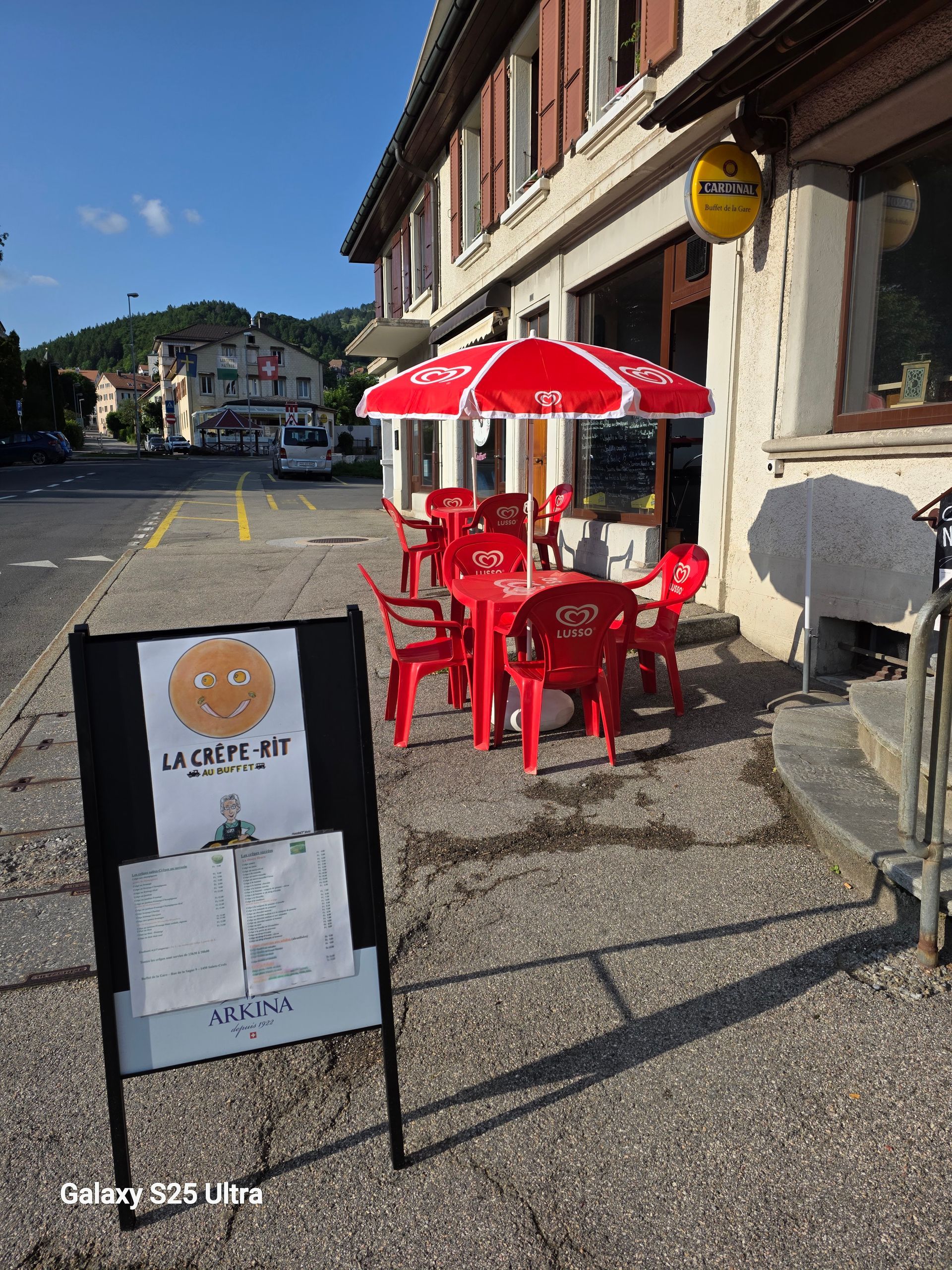 Terrasse de La Crêpe-Rit à St-Croix