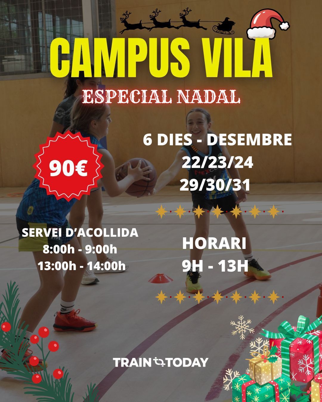 Una persona está tumbada en un banco de pesas, haciendo press de banca. Un observador la vigila, guiando la barra.