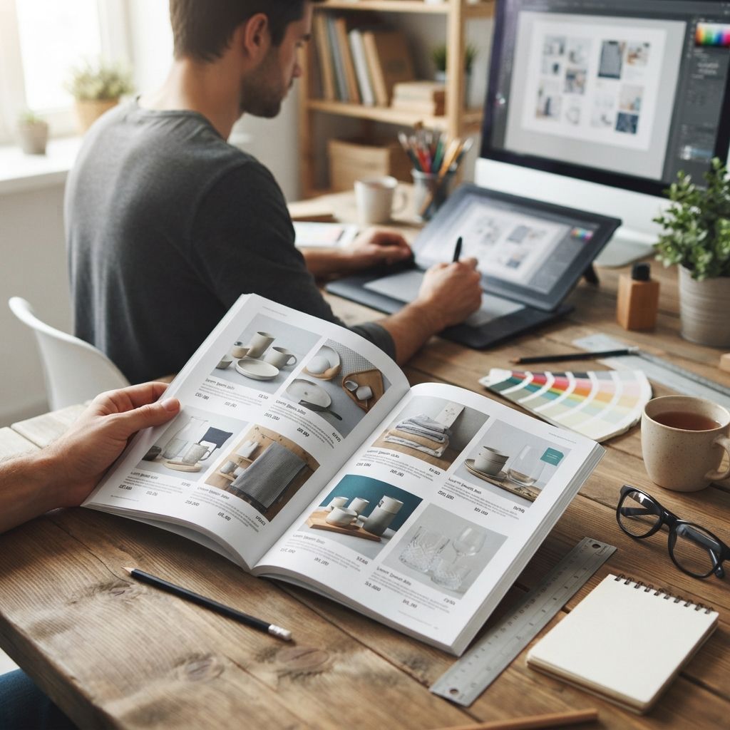 Elaboración de catálogos profesionales que presentan productos o servicios de forma organizada y visualmente atractiva. Estos documentos están diseñados para comunicar información de manera clara a clientes potenciales, combinando texto, imágenes y elementos gráficos en un formato coherente y de fácil navegación.