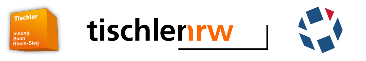 Ein verschwommenes Bild eines Logos für tischlernrw