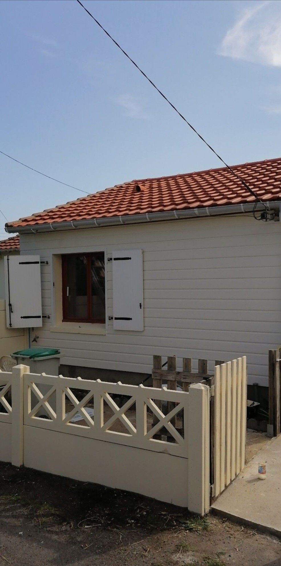 Maison vue de l'extérieur