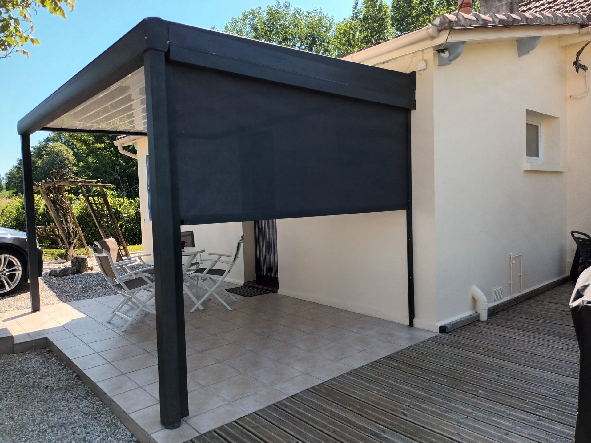 Une pergola.