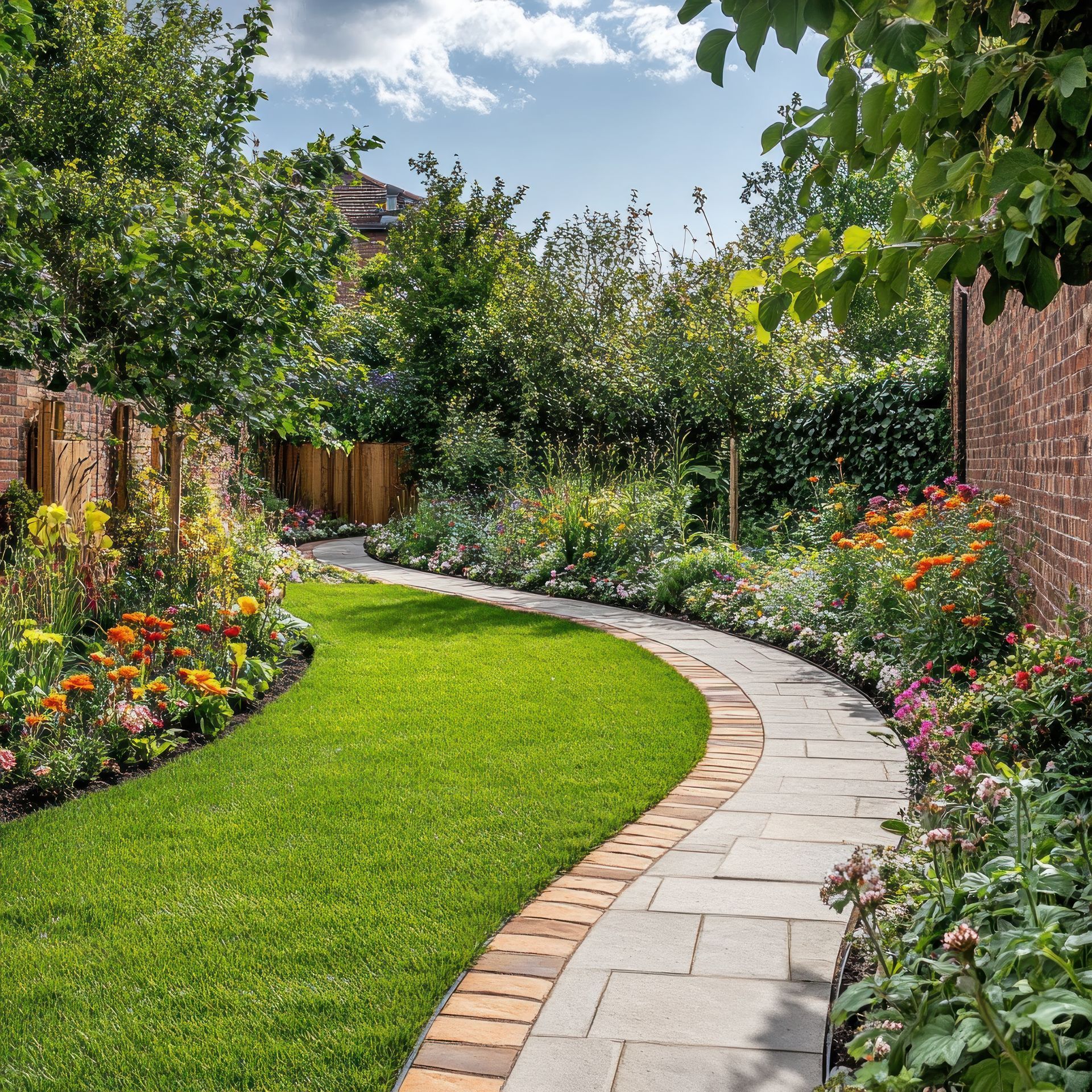 Allée de jardin