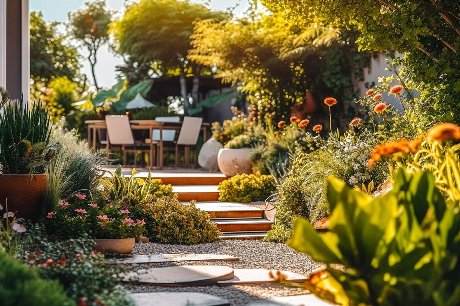 Jardin aménagé
