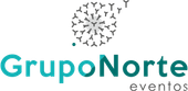 El logo de Grupo Norte Eventos tiene un diente de león.