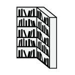 Bibliothèque en angle