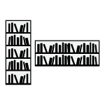 Bibliothèque horizontale