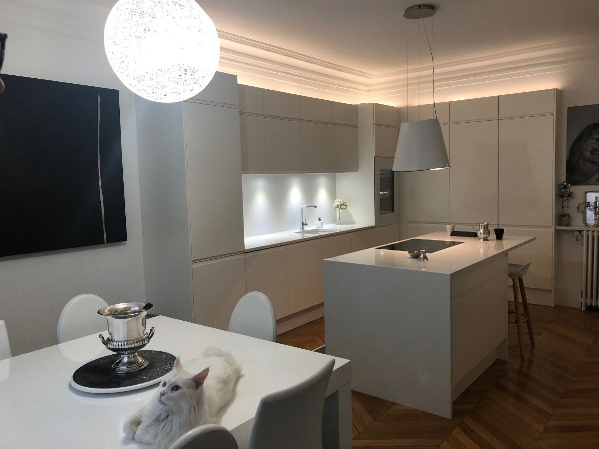 Cuisine créée a partir d'un plan 3D
