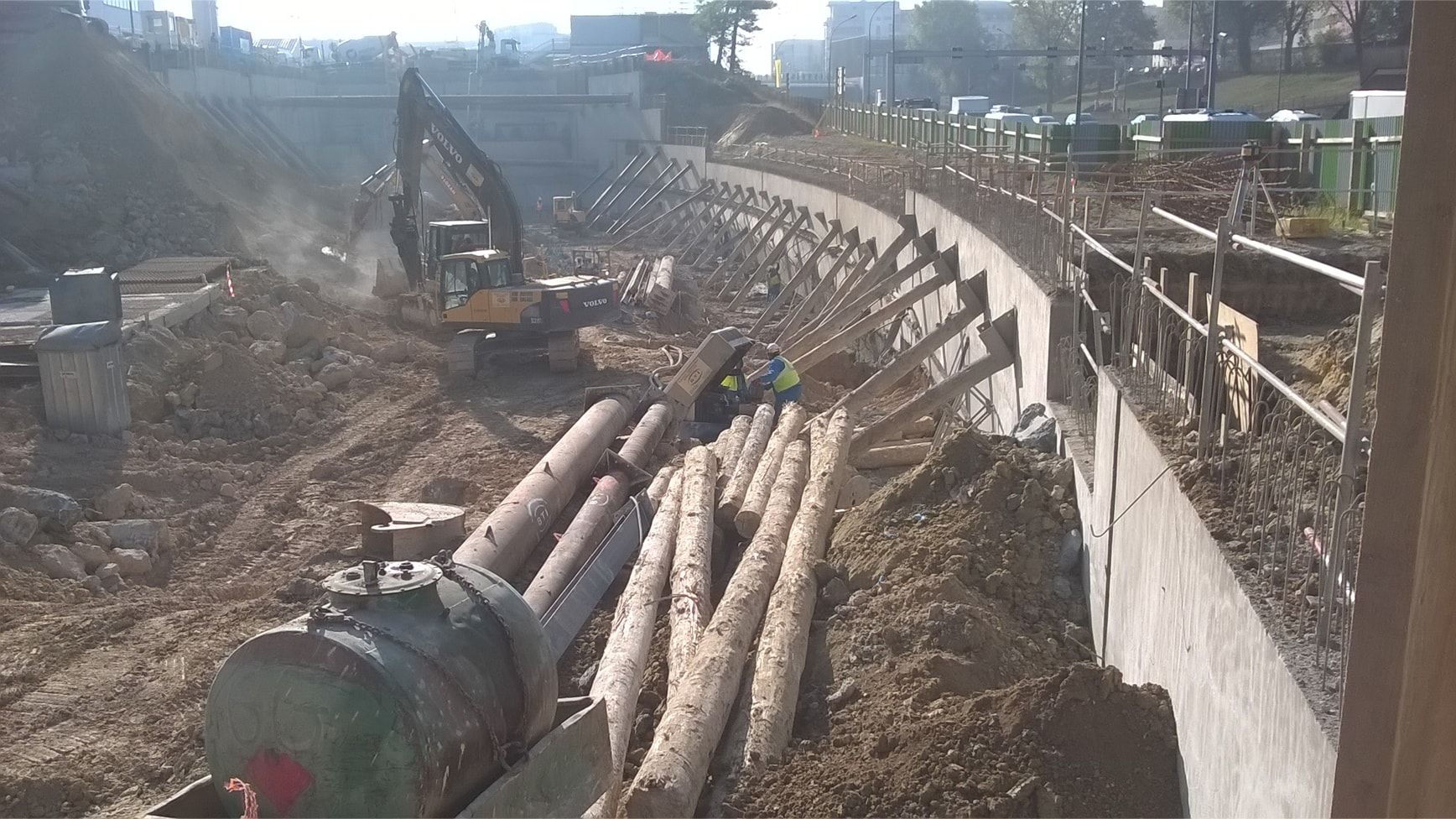 Construction de bande de soutien