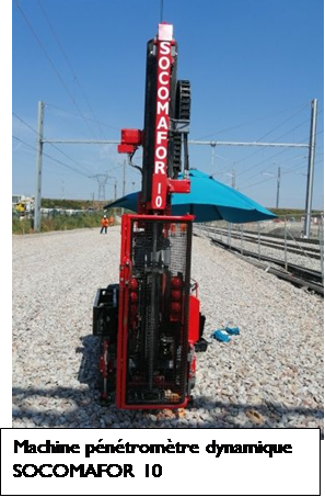Machine pénétromètre dynamique SOCOMAFOR 10