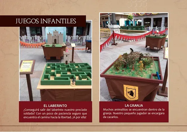 Una imagen de un laberinto con las palabras juegos infantiles en él.