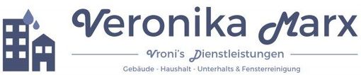 Vroni's Dienstleistungen, Veronika Marx, Gebäude, Haushalt, Unterhalts & Fensterreinigung Logo
