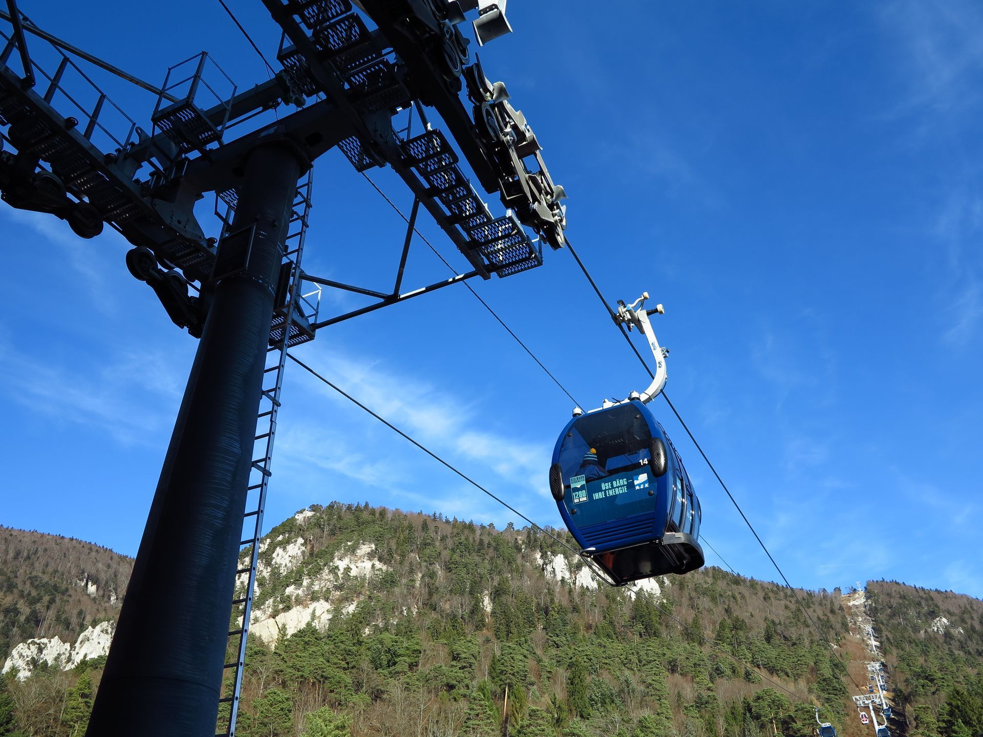 Mit der Gondel zum Wiessenstein
