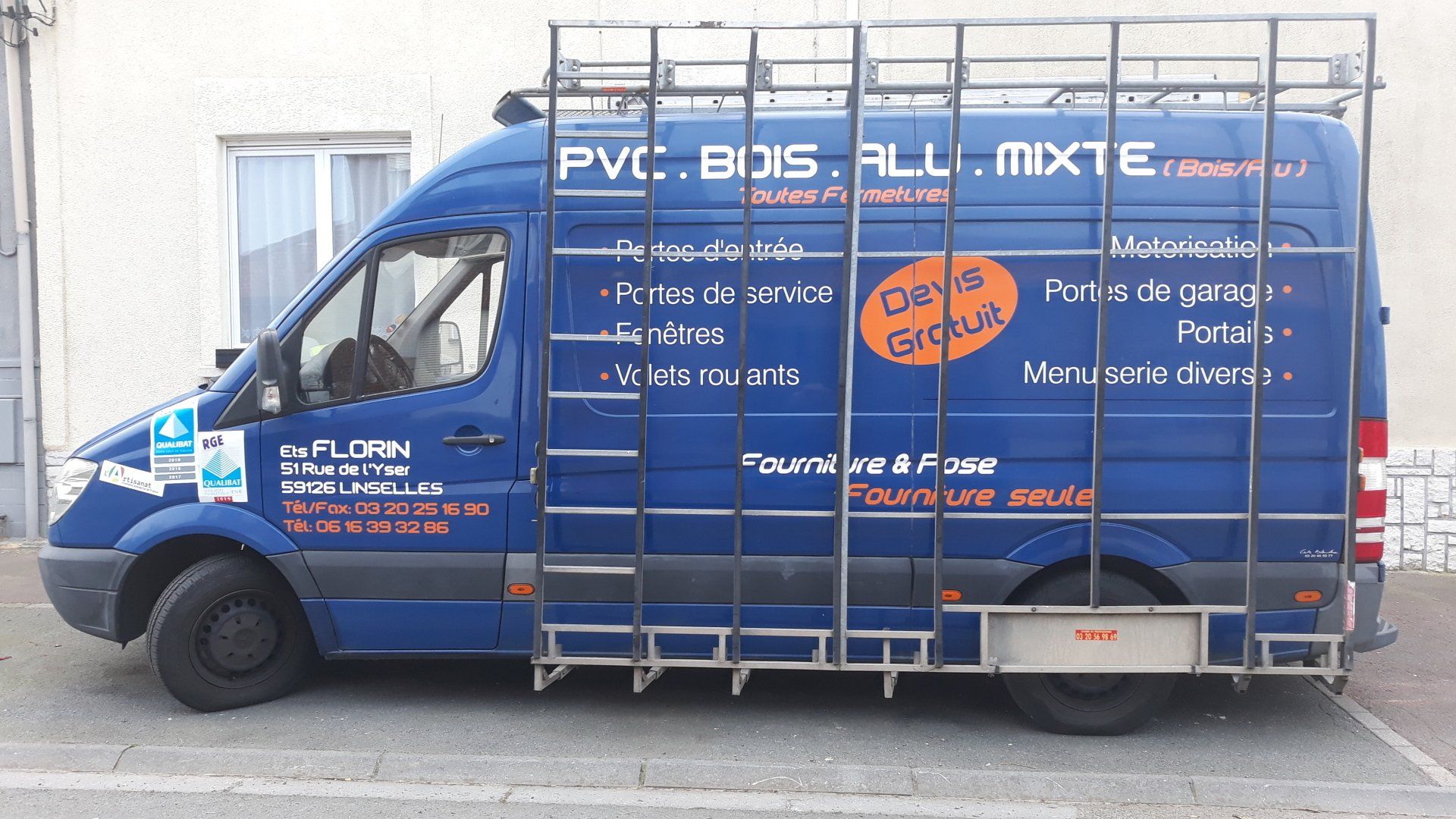 Véhicule de la société Ets Florin