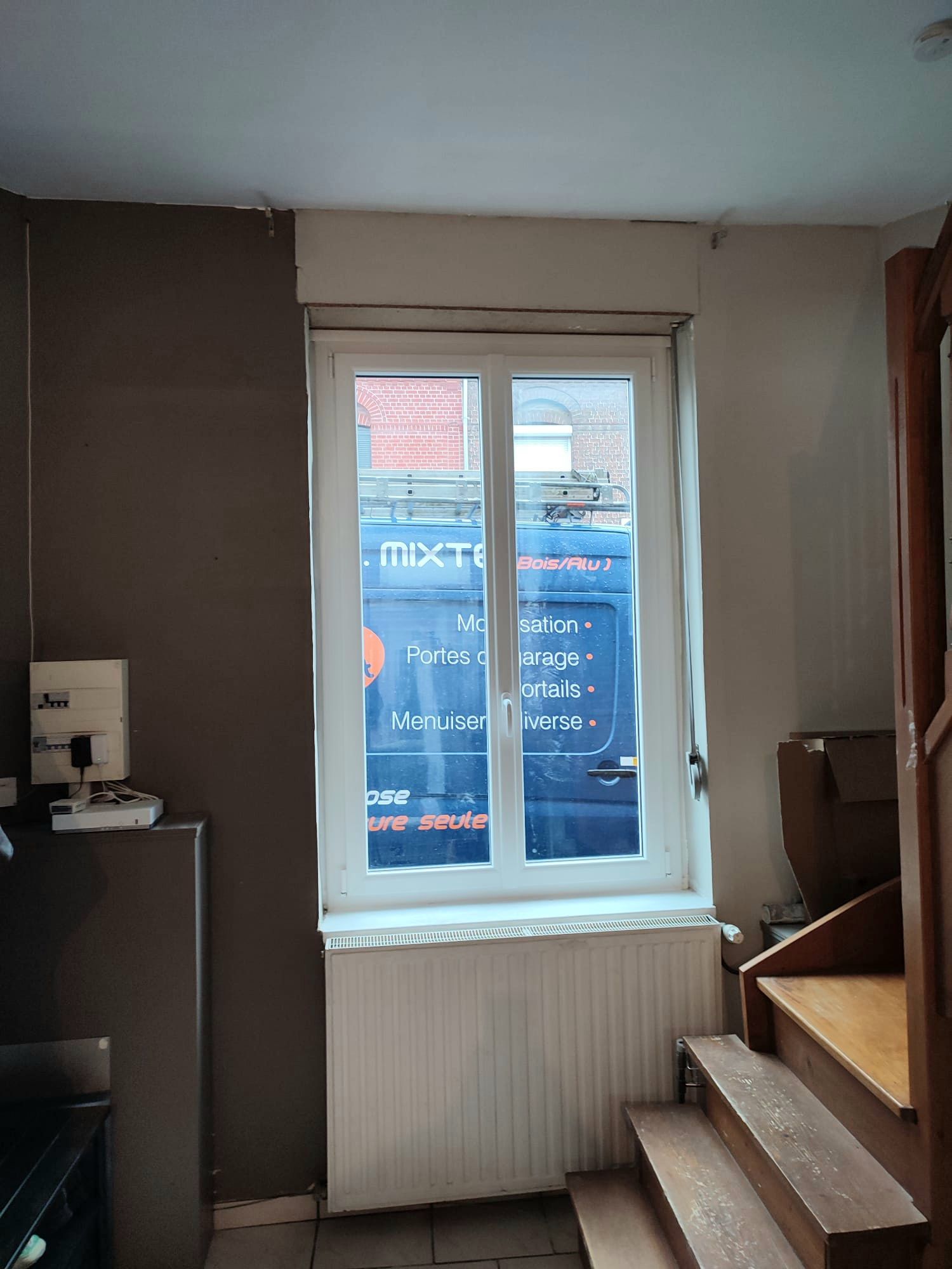 Fenêtre blanche en PVC