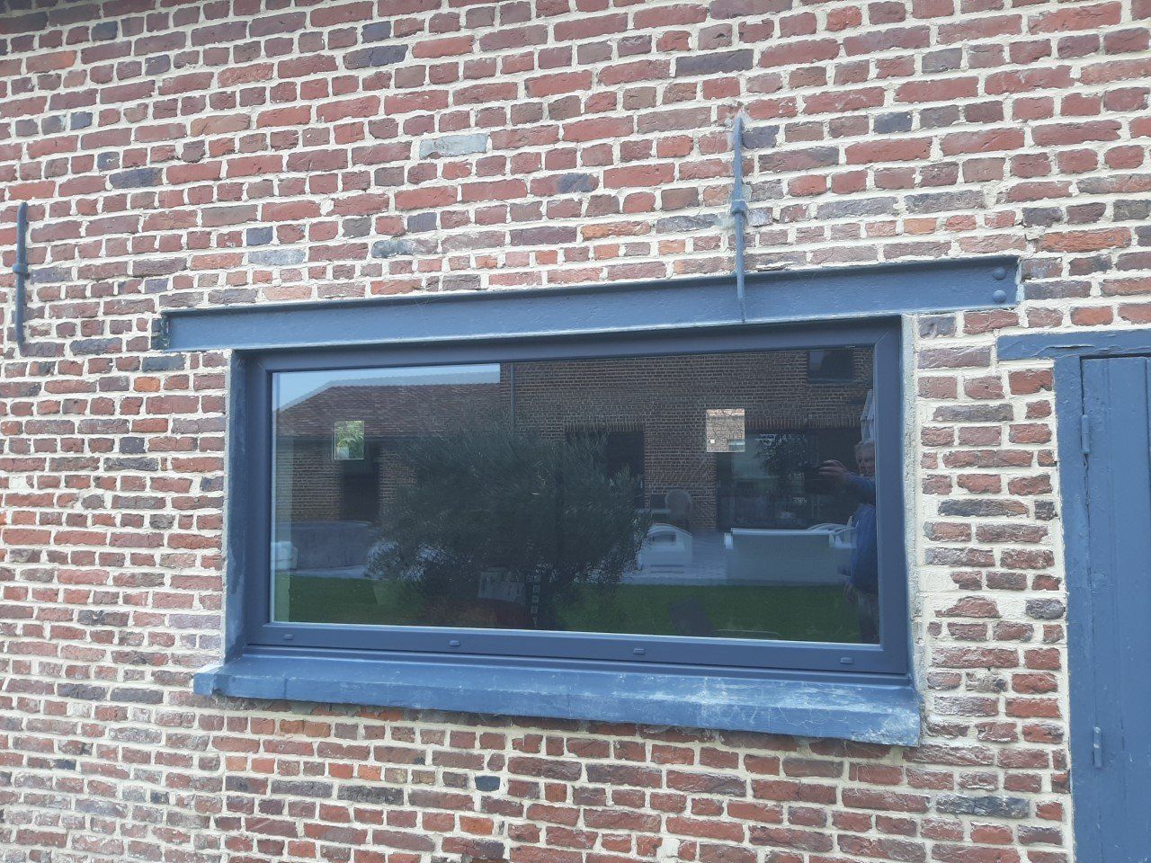 Fenêtre PVC bicolore rectangulaire horizontale