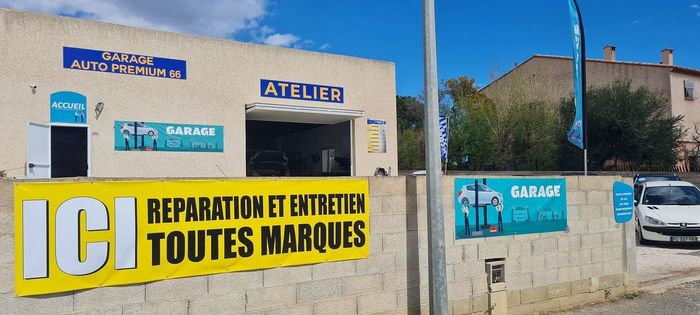 Devanture du garage