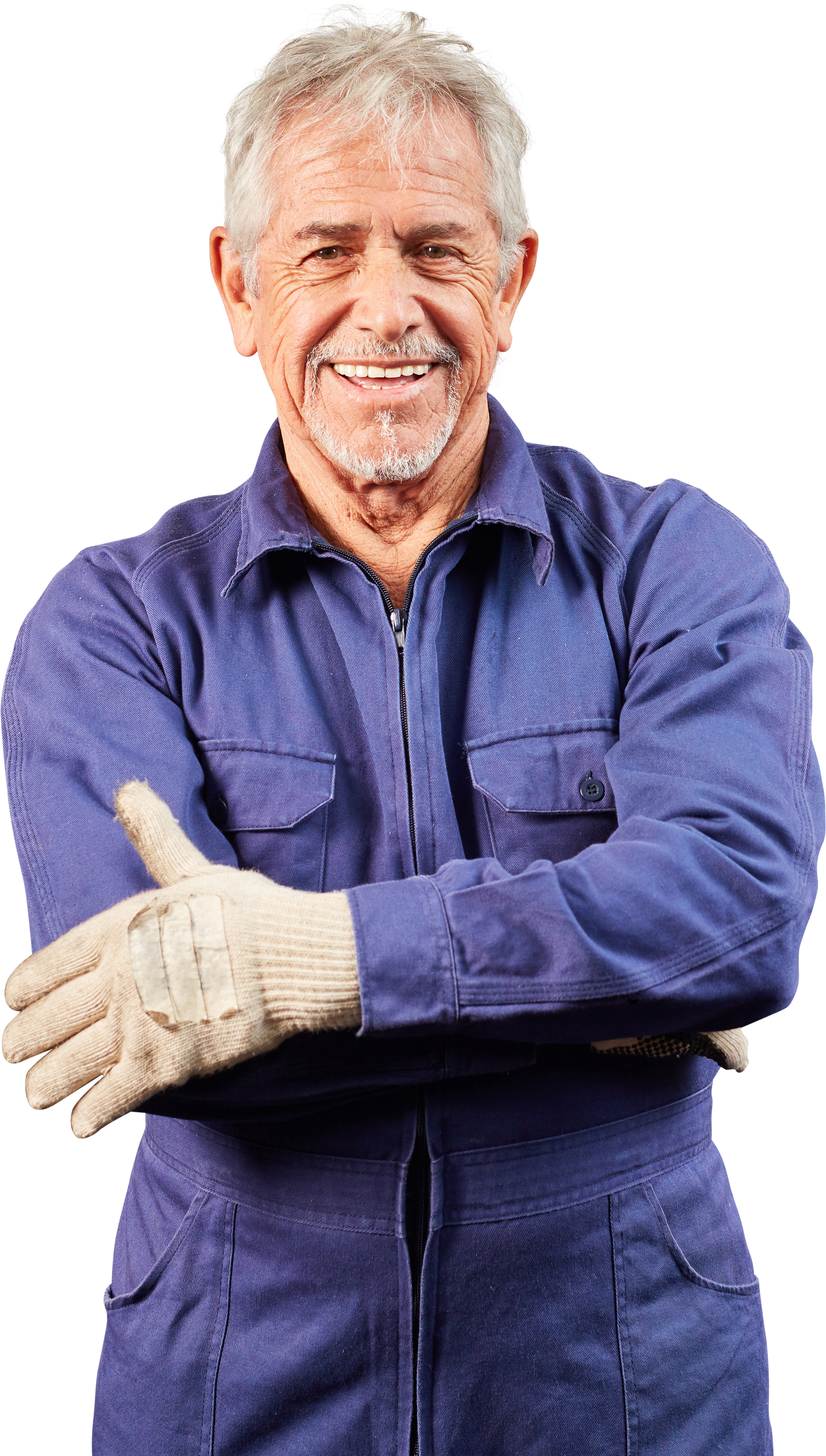 Mécanicien croisant les bras
