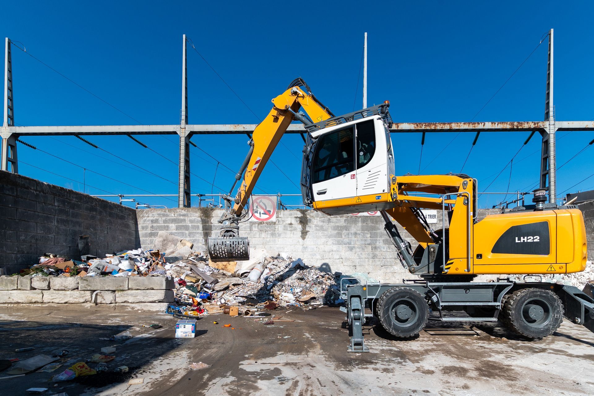 Machine de chantier.