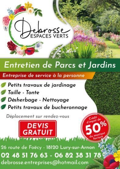 Flyer Debrosse Espaces Verts