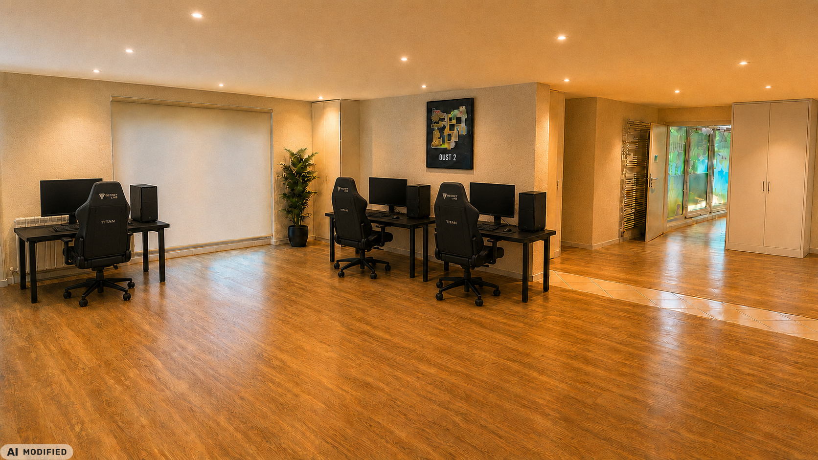 KI Modified; Gaming Raum Haus 2