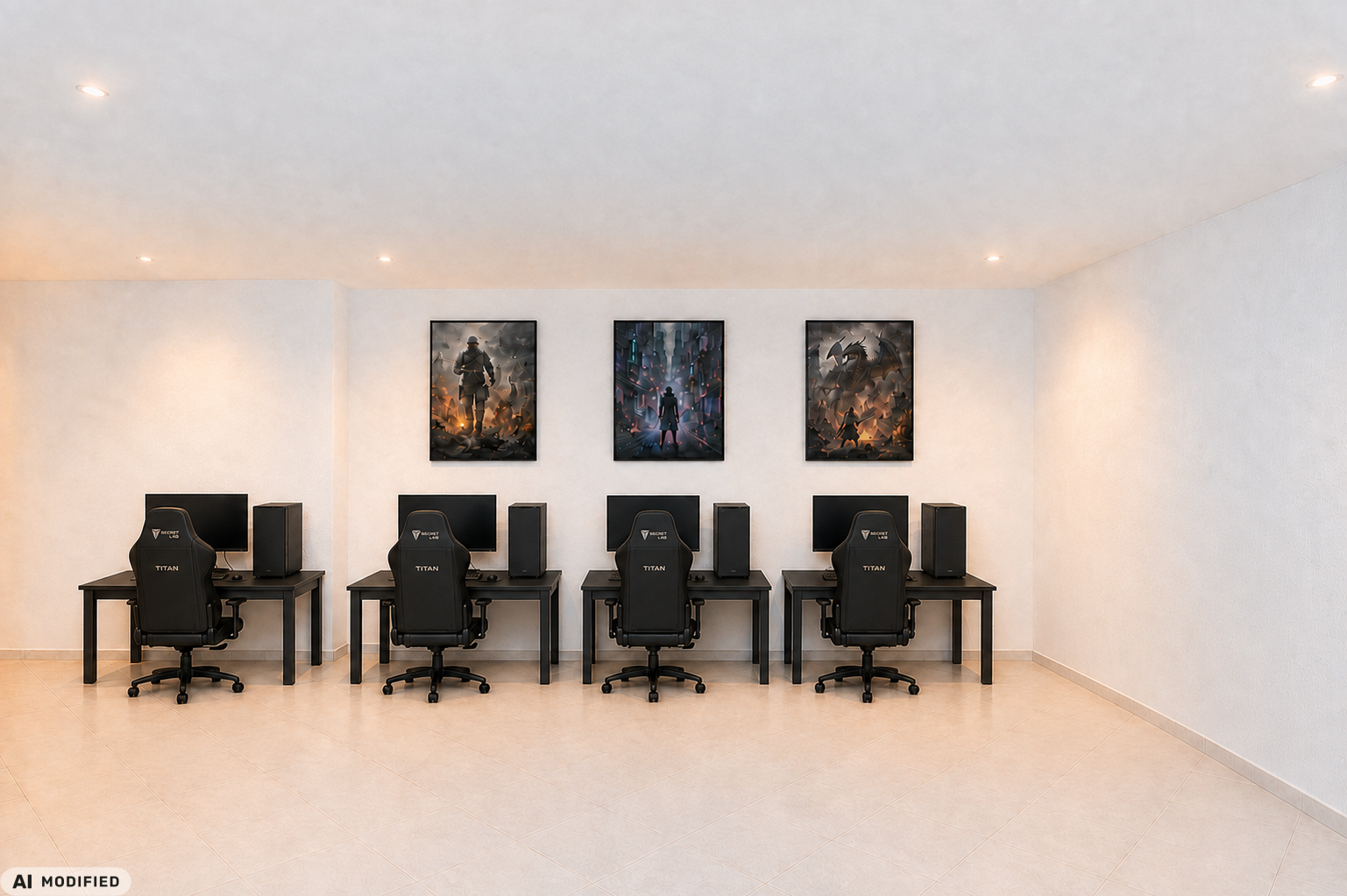 KI Modified; Gaming Raum Haus 2