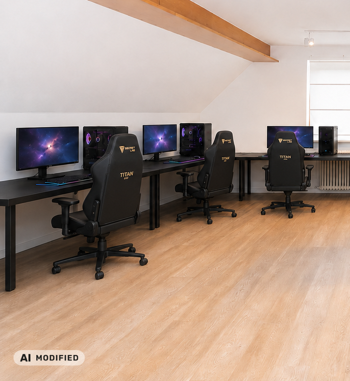 KI modified - Gaming Raum - Gaming Haus Horneburg