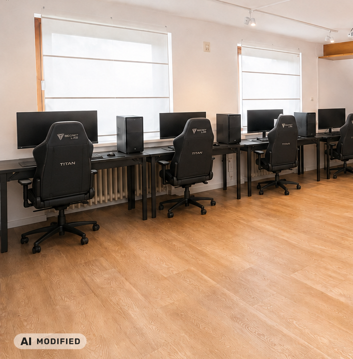 KI modified - Gaming Raum - Gaming Haus Horneburg