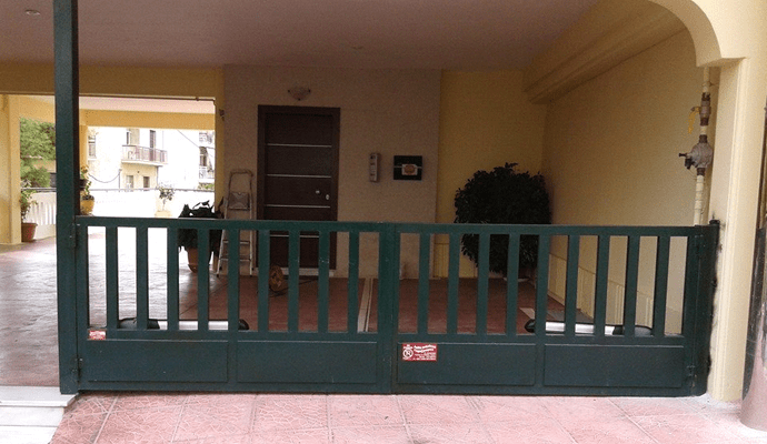 Δίφυλλος ανοιγόμενος μηχανισμός 3,5m ανά φύλλο