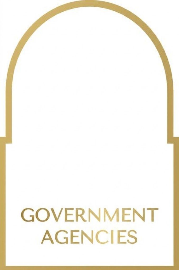 Gold-framed arch with