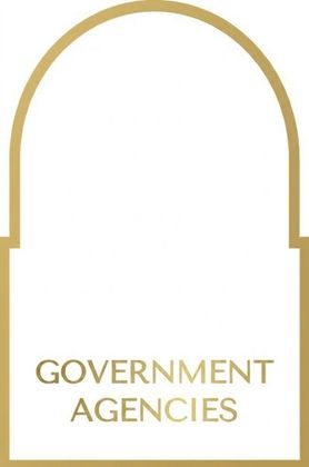 Gold-framed arch with