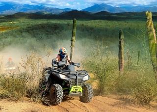 ATV desert safari adventure through Baja California near Cabo San Lucas