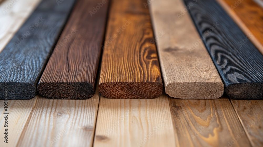 Parquet avec plusieurs couleurs