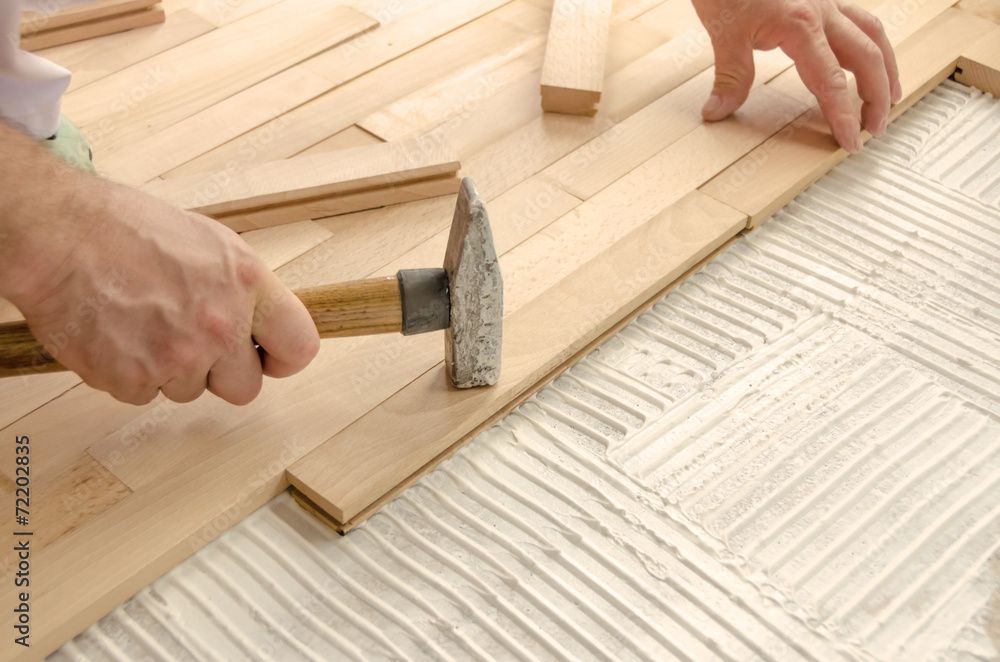 Pose de parquet