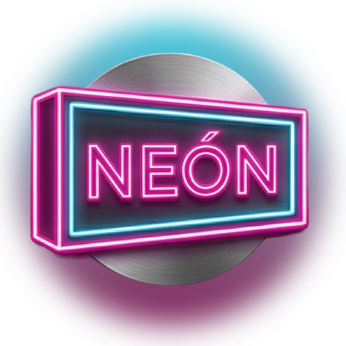 Un letrero de neón con la palabra 