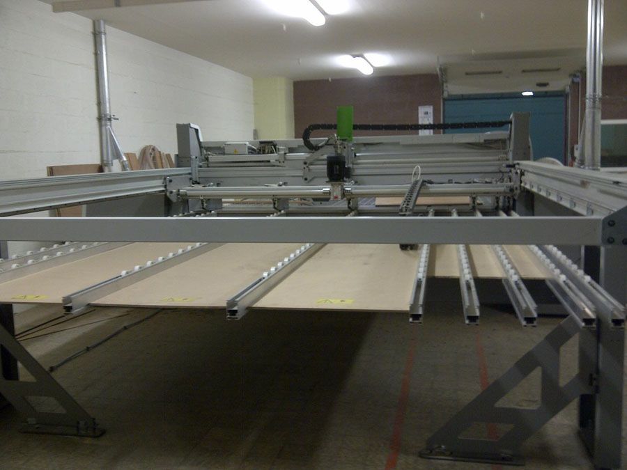 Scie à plat Biesse avec 3 panneaux