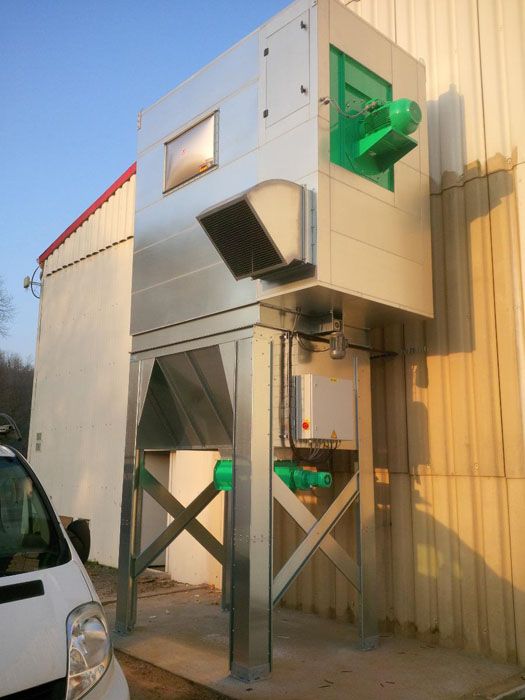 Système d'aspiration industriel