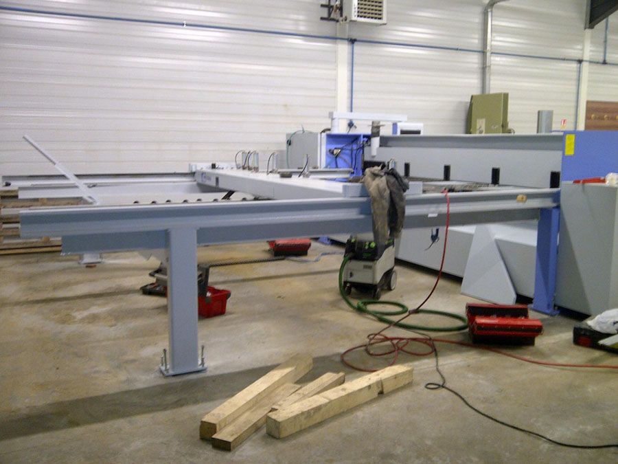 Arrière Scie à plat HOLMA à trois panneaux de derrière