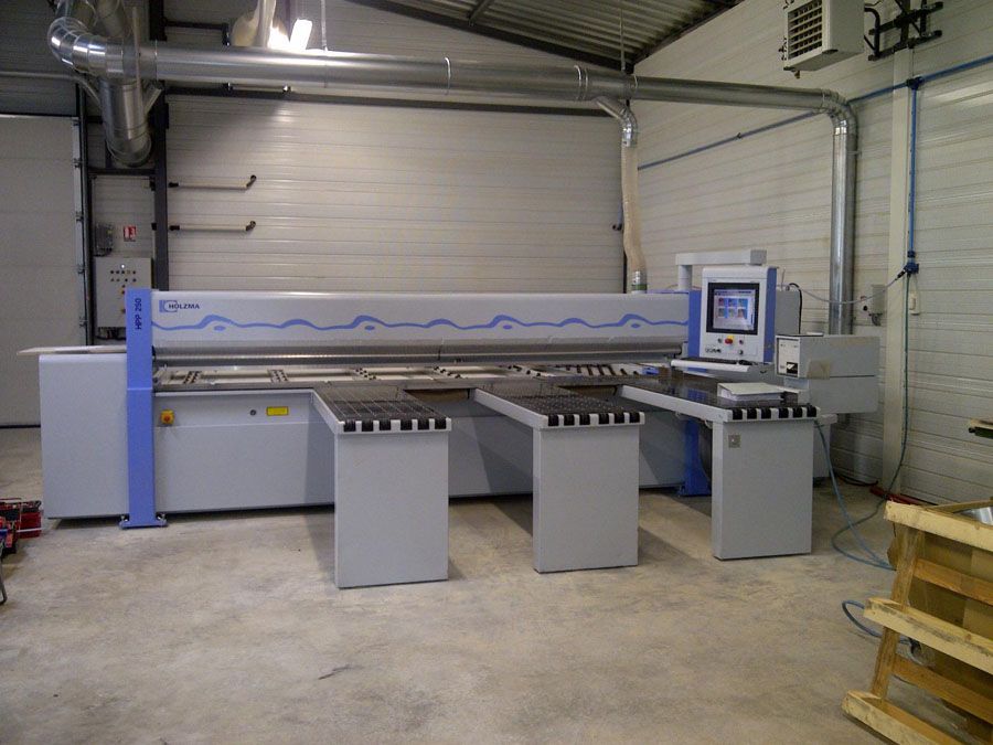 Scie à plat HOLMA à trois panneaux de face