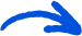 Une flèche bleue pointant vers la droite sur fond blanc.