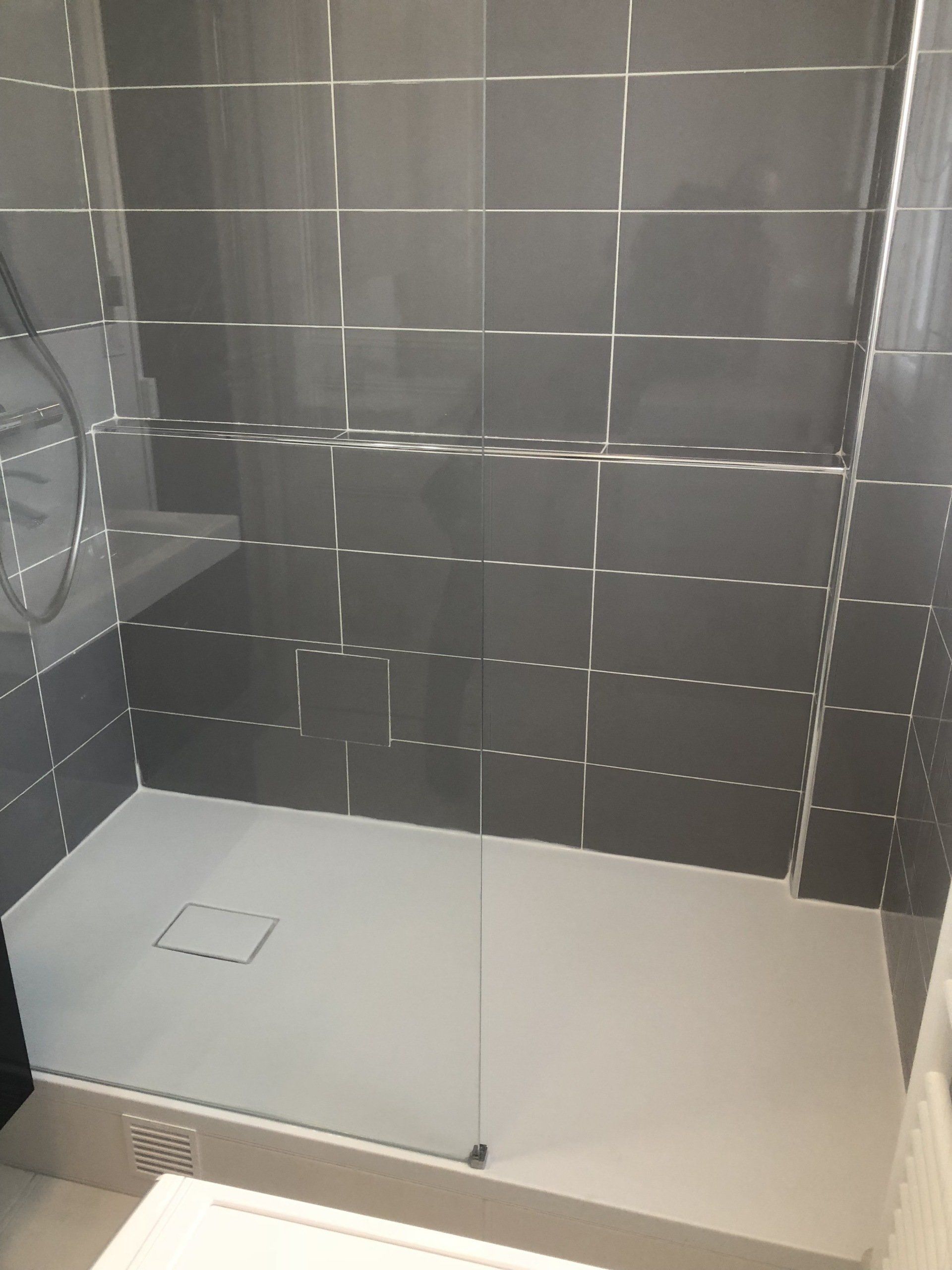 Vue de douche moderne